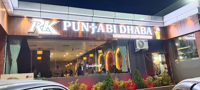 RK Punjabi Dhaba street-facing restaurant exterior